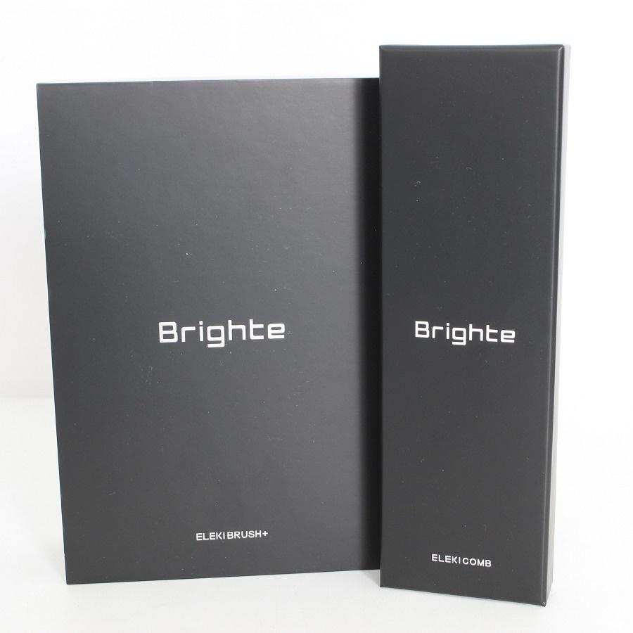 ボーナスストア+5％【美品】Brighte ELEKI BRUSH+ BRT-FSB180 ブラック エレキコーム付 美顔器 EMS フェイスケア ブライト エレキブラシ 本体 |  | 11