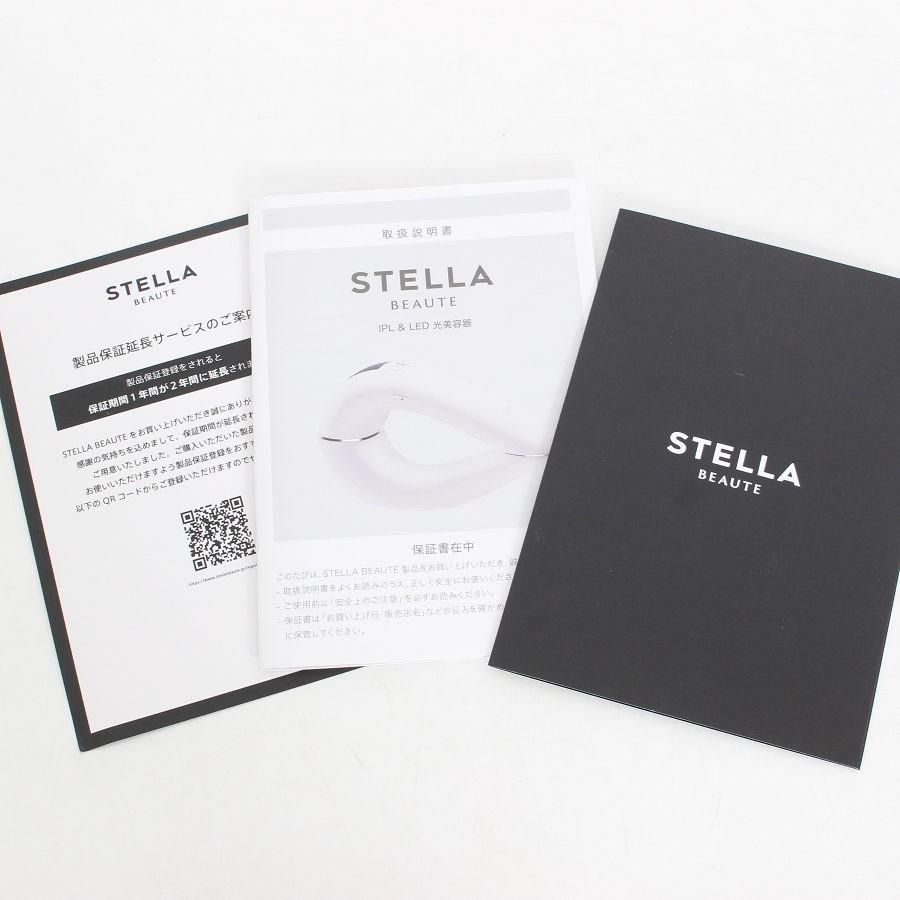 ボーナスストア+5％【美品】STELLA BEAUTE SB-IFD03-WH IPL\u0026LED光美容器 サントリーニホワイト 脱毛 美肌ケア ステラボーテ 本体の画像