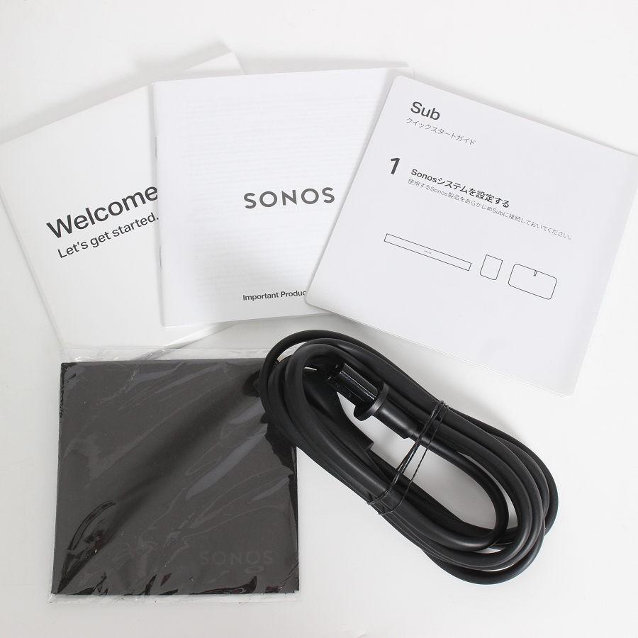 【ボーナスストア+5％】Sonos Sub Gen3 ワイヤレスサブウーファー SUBG3JP1BLK ブラック AirPlay2対応 ホームシアター ソノス 本体 |  | 09