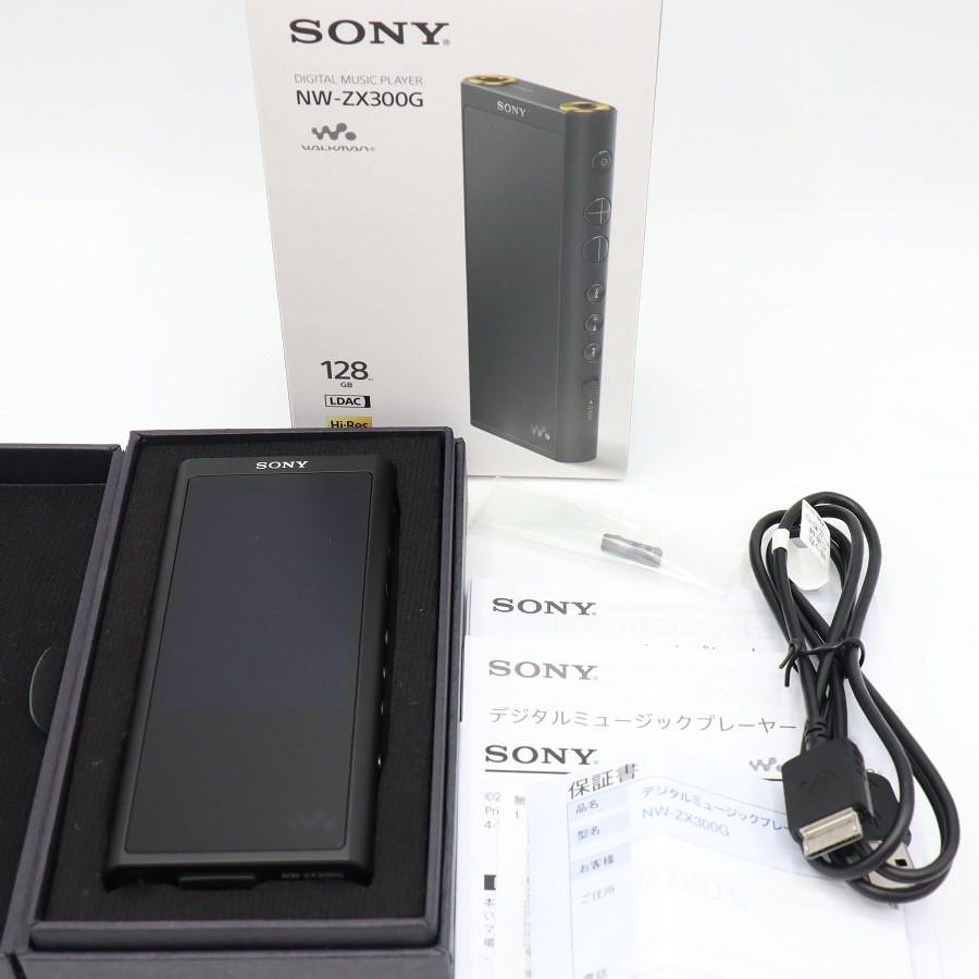 ボーナスストア+5％【美品】SONY NW-ZX300G-BM 128GB ブラック