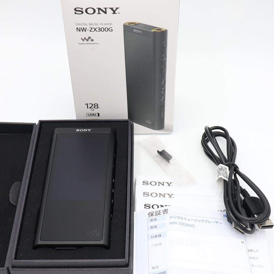 ボーナスストア+5％【美品】SONY NW-ZX300G-BM 128GB ブラック