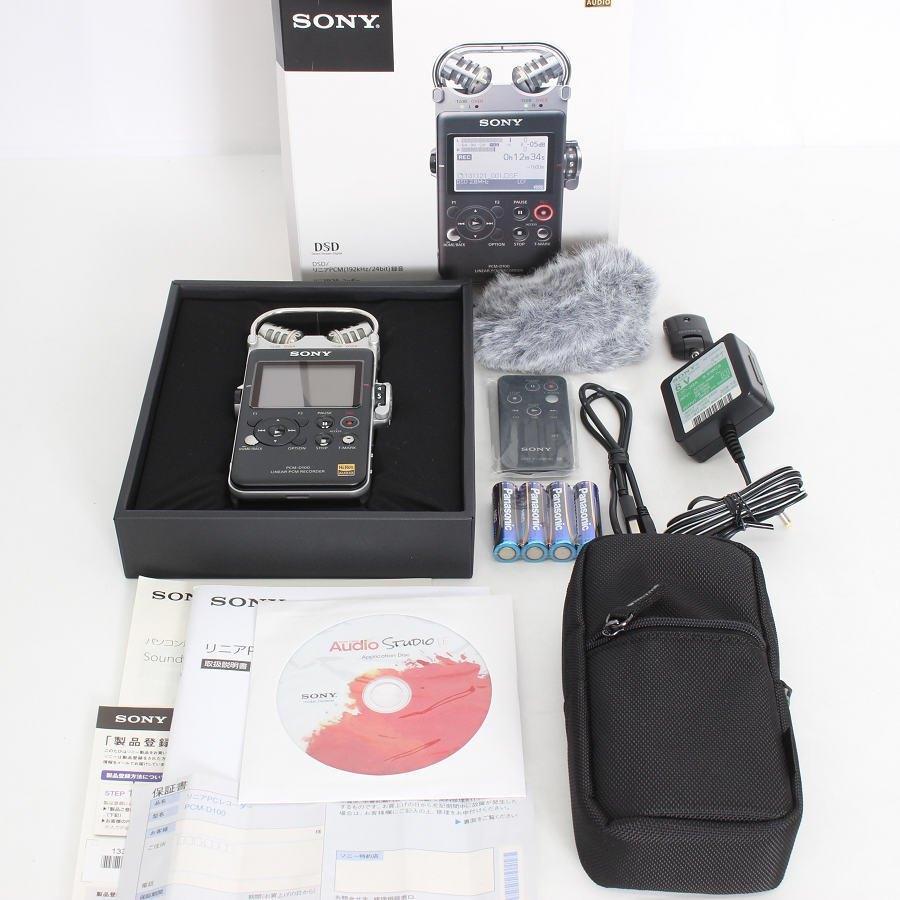 ボーナスストア+5％【美品】SONY PCM-D100 32GB リニアPCMレコーダー