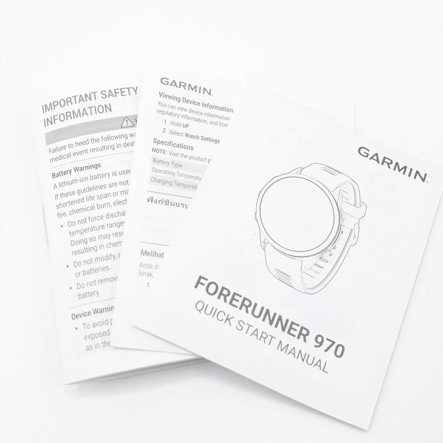 ボーナスストア+5％【新品】GARMIN Forerunner 970 010-02969-51 White/Amp Yellow スマートウォッチ ガーミン フォアランナー 本体の画像