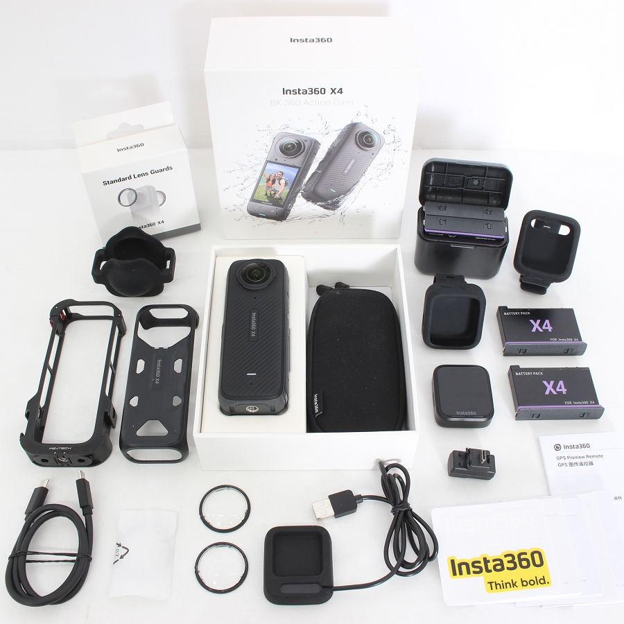 ボーナスストア+5％【美品】Insta360 X4 CINSABMA 360度カメラ 