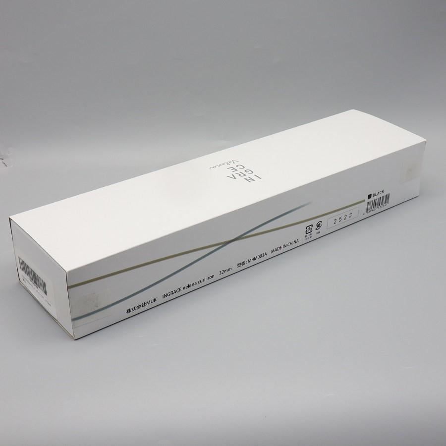 ボーナスストア+5％【新品未開封】INGRACE Vellena curl iron 32mm MBM003A-K32 ブラック イングレイス ヴェレナ カールアイロン ヘアアイロン 本体 |  | 01