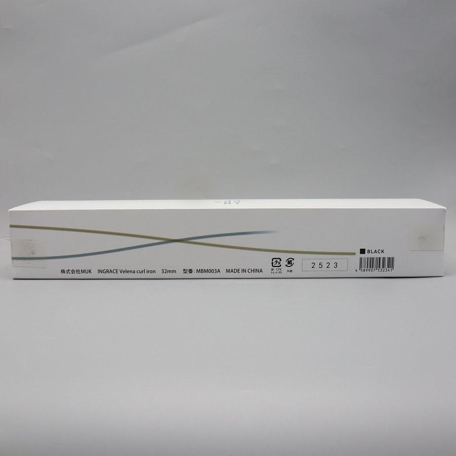 ボーナスストア+5％【新品未開封】INGRACE Vellena curl iron 32mm MBM003A-K32 ブラック イングレイス ヴェレナ カールアイロン ヘアアイロン 本体 |  | 02