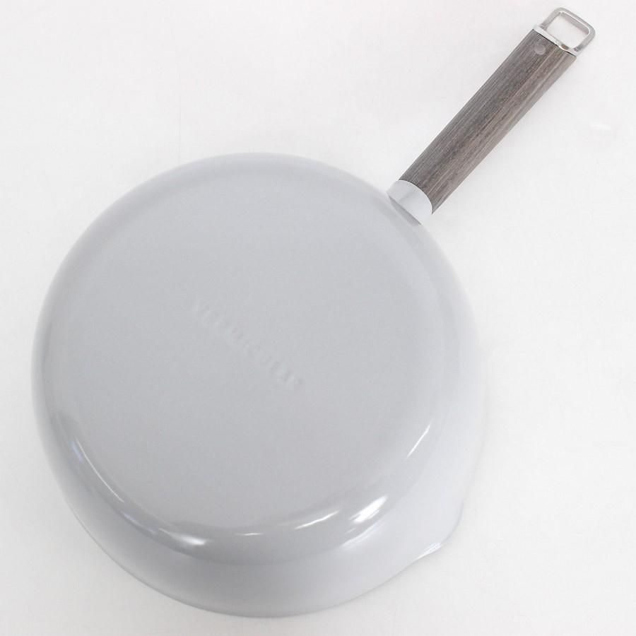 ボーナスストア+5％【新品】バーミキュラ ユキヒラ 20cm YH20-GY オイスターグレー 専用レシピブック付き 鋳物ホーロー 雪平鍋 片手鍋 本体 |  | 02