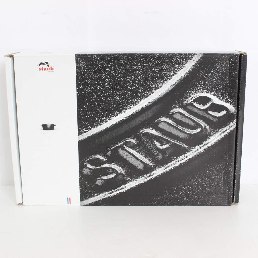 ボーナスストア+5％【新品】 ストウブ オーバルスタッカブルディッシュ 28cm マットブラック ホーロー 両手鍋 Staub 本体 |  | 05