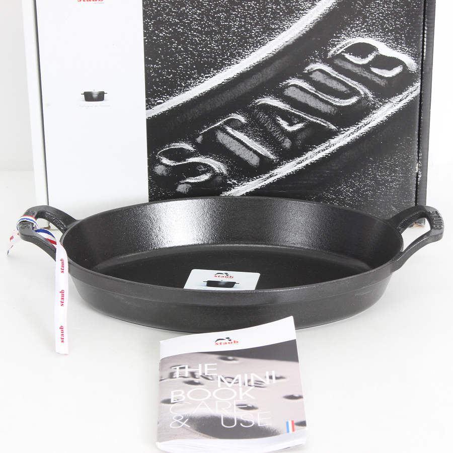 ボーナスストア+5％【新品】 ストウブ オーバルスタッカブルディッシュ 28cm マットブラック ホーロー 両手鍋 Staub 本体 | 