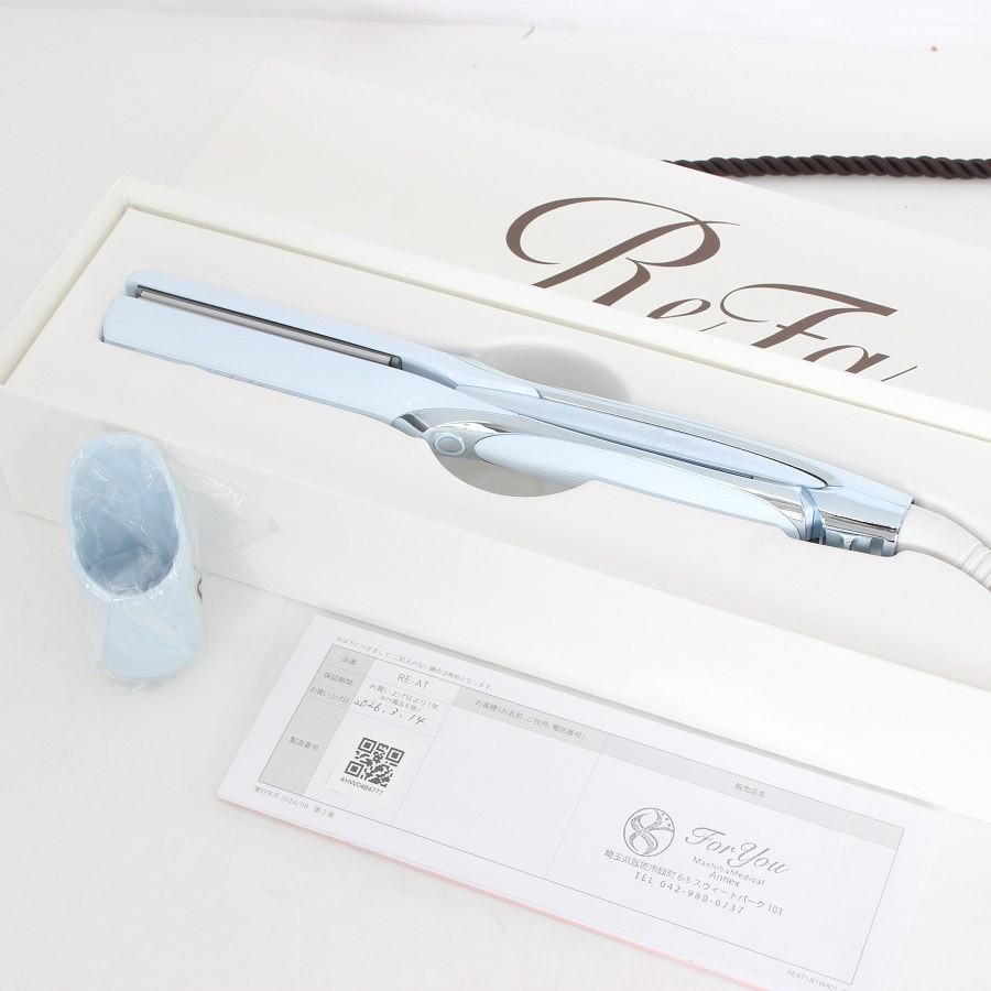 ボーナスストア+5％【新品】MTG ReFa STRAIGHT IRON PRO RE-AT-02A ホワイト リファストレートアイロン プロ ヘアアイロン 本体 | 