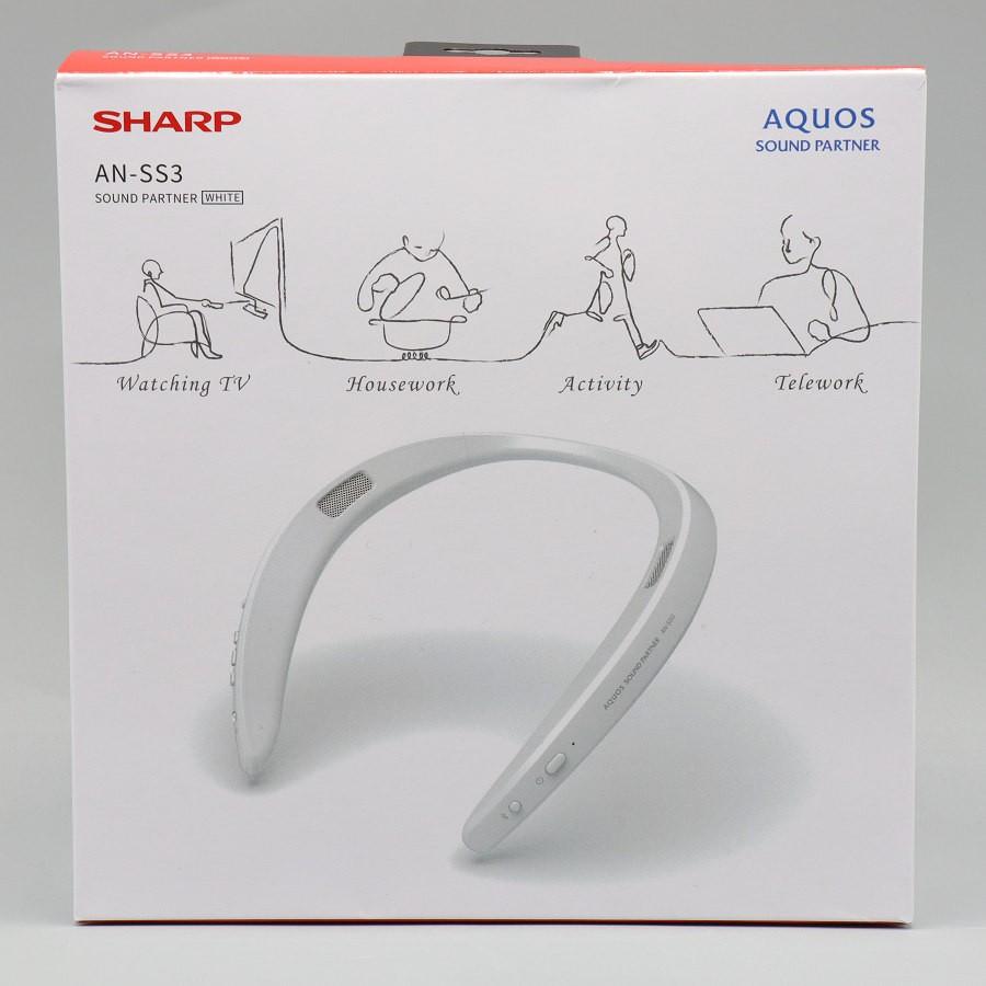 ボーナスストア+5％【美品】シャープ AQUOSサウンドパートナー AN-SS3-W ホワイト ウェアラブルネックスピーカー Bluetooth対応 SHARP アクオス 本体 |  | 10