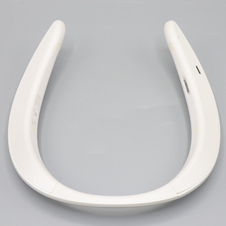 ボーナスストア+5％【美品】シャープ AQUOSサウンドパートナー AN-SS3-W ホワイト ウェアラブルネックスピーカー Bluetooth対応 SHARP アクオス 本体 |  | 04