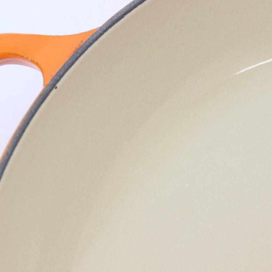 【ボーナスストア+5％】ル・クルーゼ ビュッフェ・キャセロール 26cm 25032-26-09 オレンジ ホーロー 両手鍋 ガス IH オーブン 対応 本体の画像