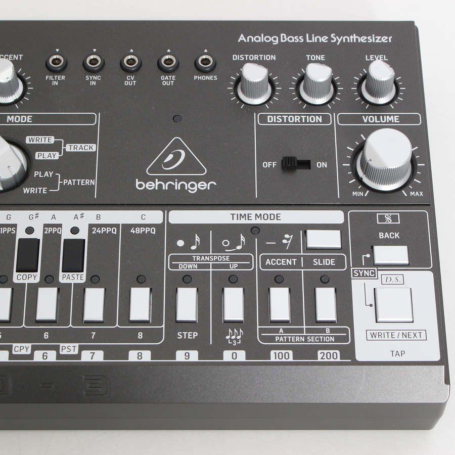 ボーナスストア+5％【美品】BEHRINGER TD-3-BK ブラック アナログベースラインシンセサイザー ベリンガー 本体 |  | 03