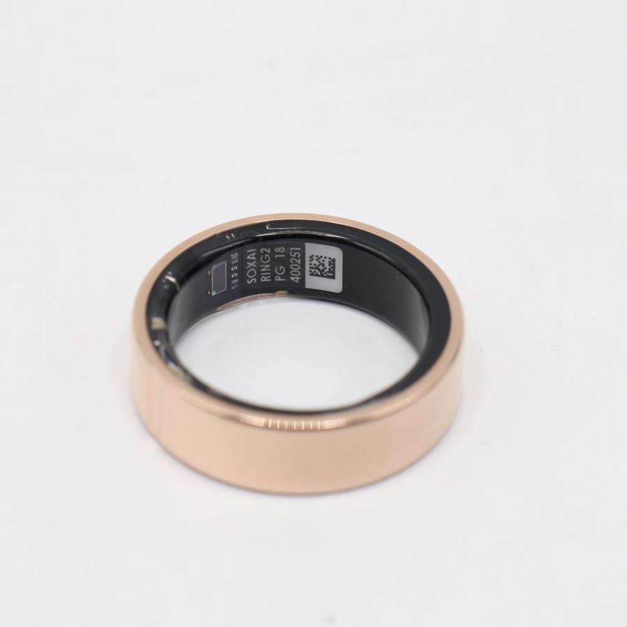 【美品】SOXAI RING 2 ピンクゴールド 18号 SOXAIRING2PGD18 スマートリング ソクサイリング 本体 ボーナスストア+5％【美品】SOXAI RING 2 ピンクゴールド 18号