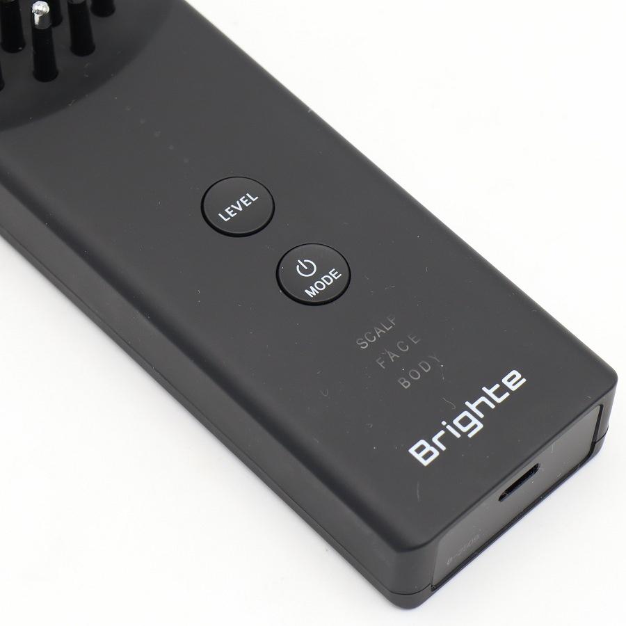 ボーナスストア+5％【美品】Brighte ELEKI BRUSH+ BRT-FSB180 ブラック 美顔器 EMS フェイスケア ブライト エレキブラシ 本体 |  | 03
