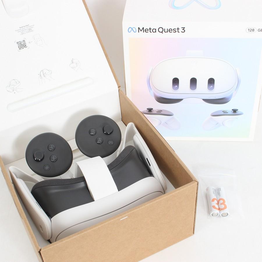 ボーナスストア+5％【美品】Meta Quest 3 128GB VR ヘッドマウント 