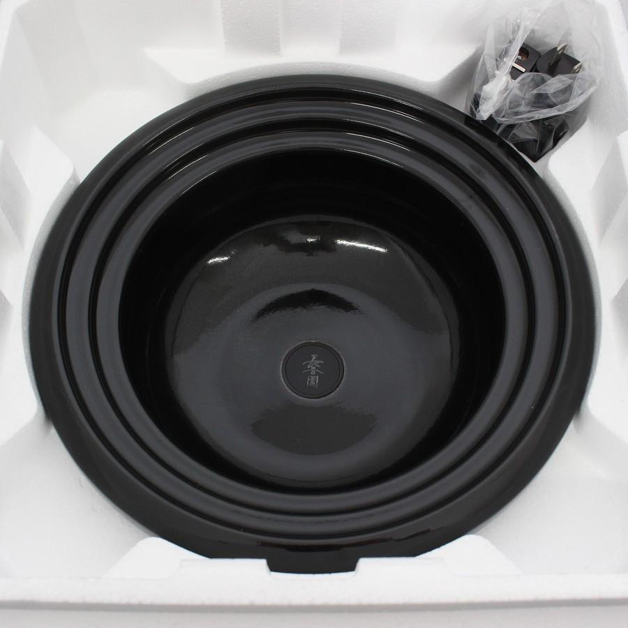 ボーナスストア+5％【新品】シロカ かまどさん電気 SR-E111 全自動炊飯土鍋 ブラック 炊飯器 長谷園 本体 |  | 06