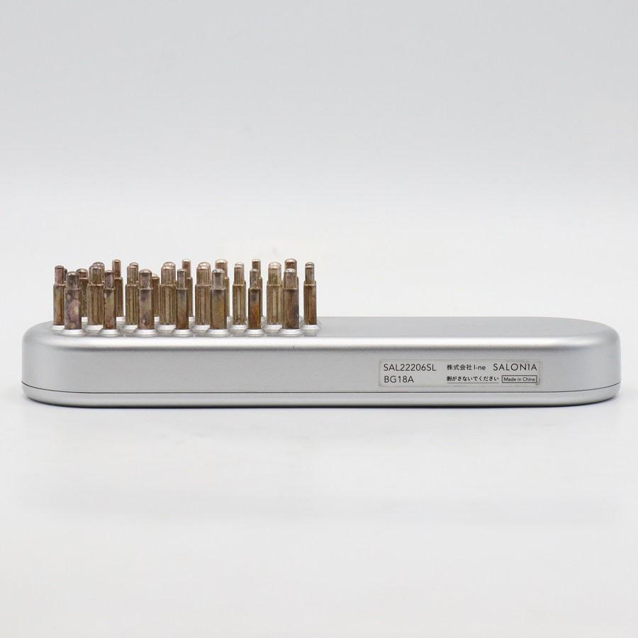 【ボーナスストア+5％】SALONIA SAL22206SL EMS 充電式ハリ美容ブラシ 美顔器 サロニア 本体 |  | 04