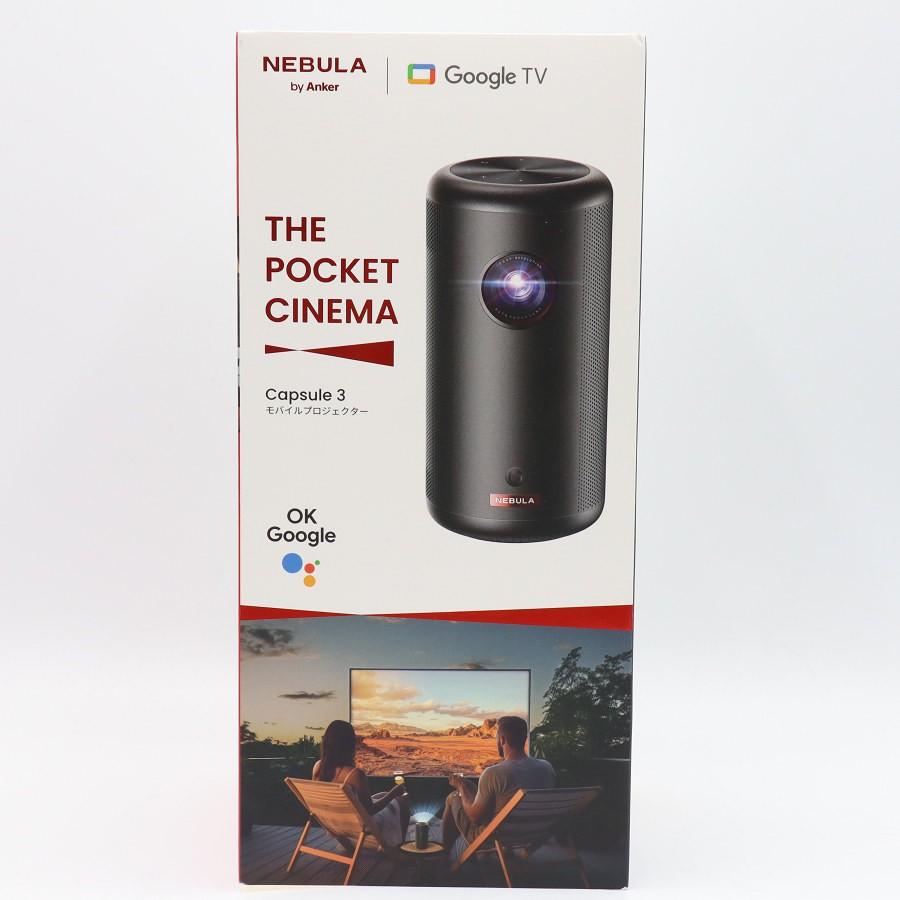 ボーナスストア+5％【美品】Anker Nebula Capsule 3 D2425N11 ブラック 