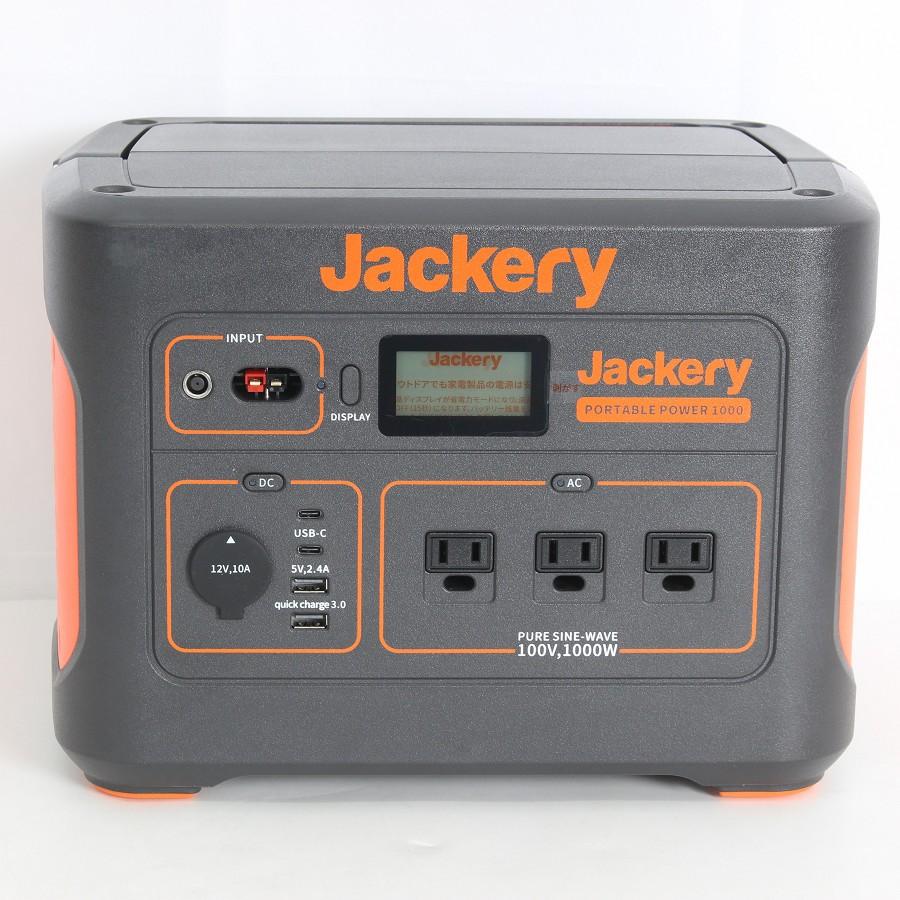 ボーナスストア+5％【美品】Jackery 1000 PTB101 大容量 ポータブル電源 278400mAh/1002Wh 蓄電池 非常用電源 ジャクリ 本体 |  | 01
