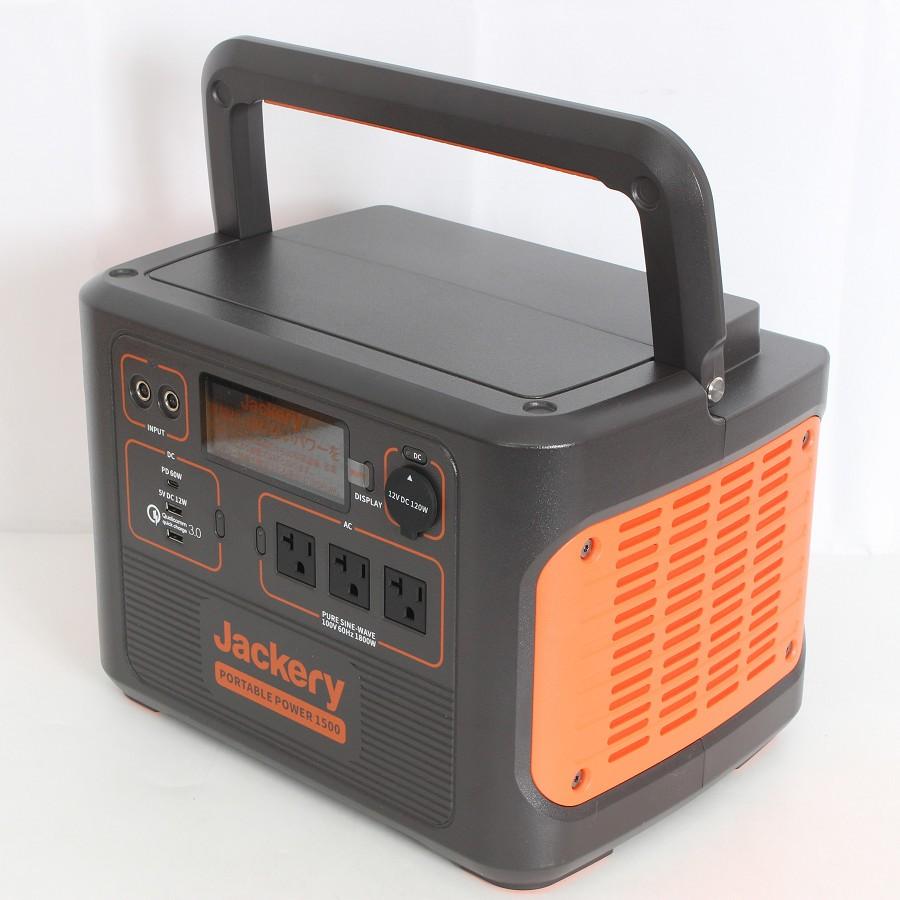 ボーナスストア+5％【美品】Jackery ポータブル電源 1500 PTB152 超大容量 1534.68Wh/426300mAh 蓄電池 非常用電源 ジャクリ 本体 |  | 02