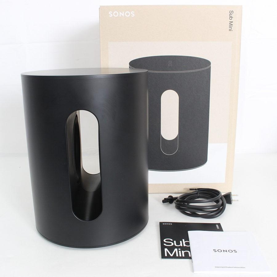【ボーナスストア+5％】Sonos Sub Mini SUBM1JP1BLK ブラック ワイヤレスサブウーファー ソノス サブ ミニ 本体 | 