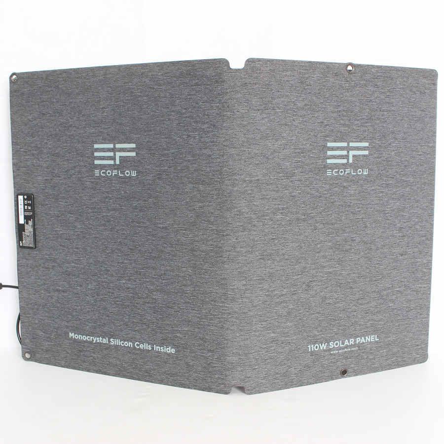 【ボーナスストア+5％】EcoFlow ソーラーパネル 110W EFSOLAR110N EF-Flex-110 ソーラーチャージャー ポータブル電源 エコフロー 本体 |  | 05