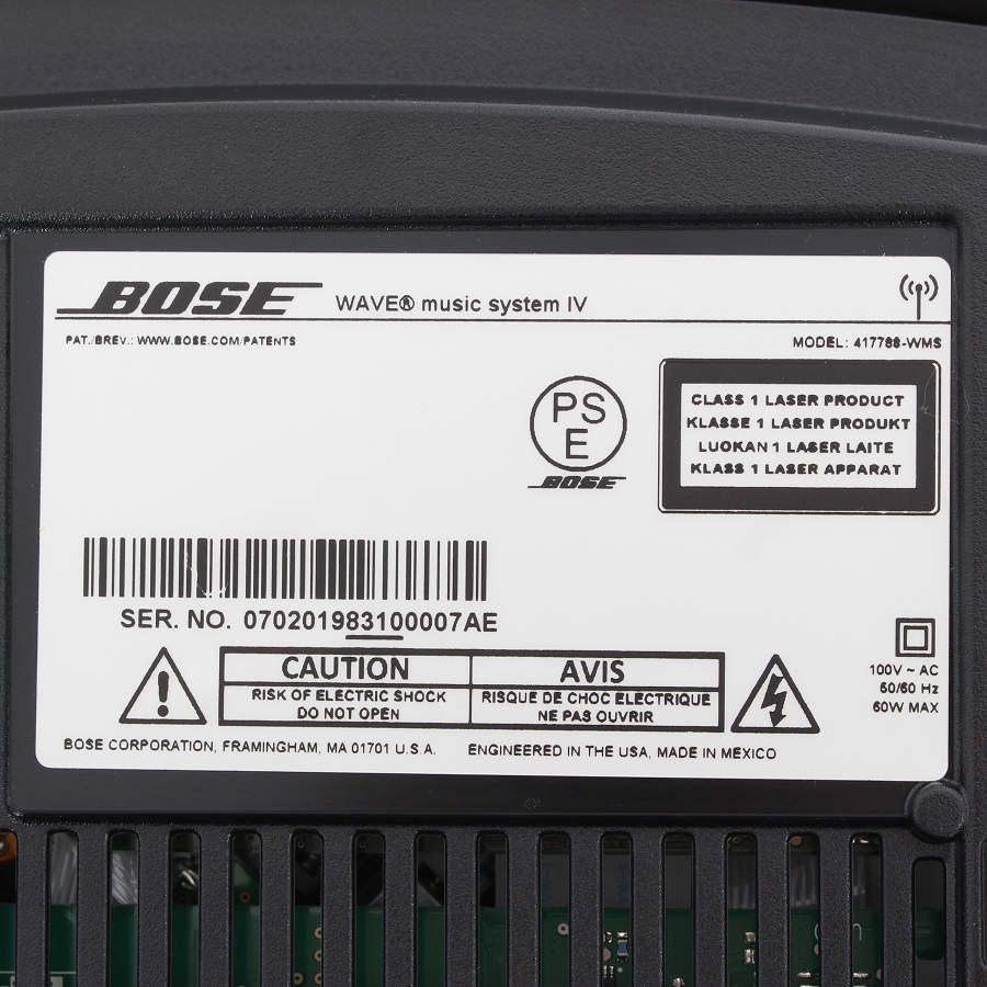 ボーナスストア+5％【美品】BOSE Wave SoundTouch music system IV パーソナルオーディオシステム スピーカー サウンドタッチ エスプレッソブラック 本体 |  | 08