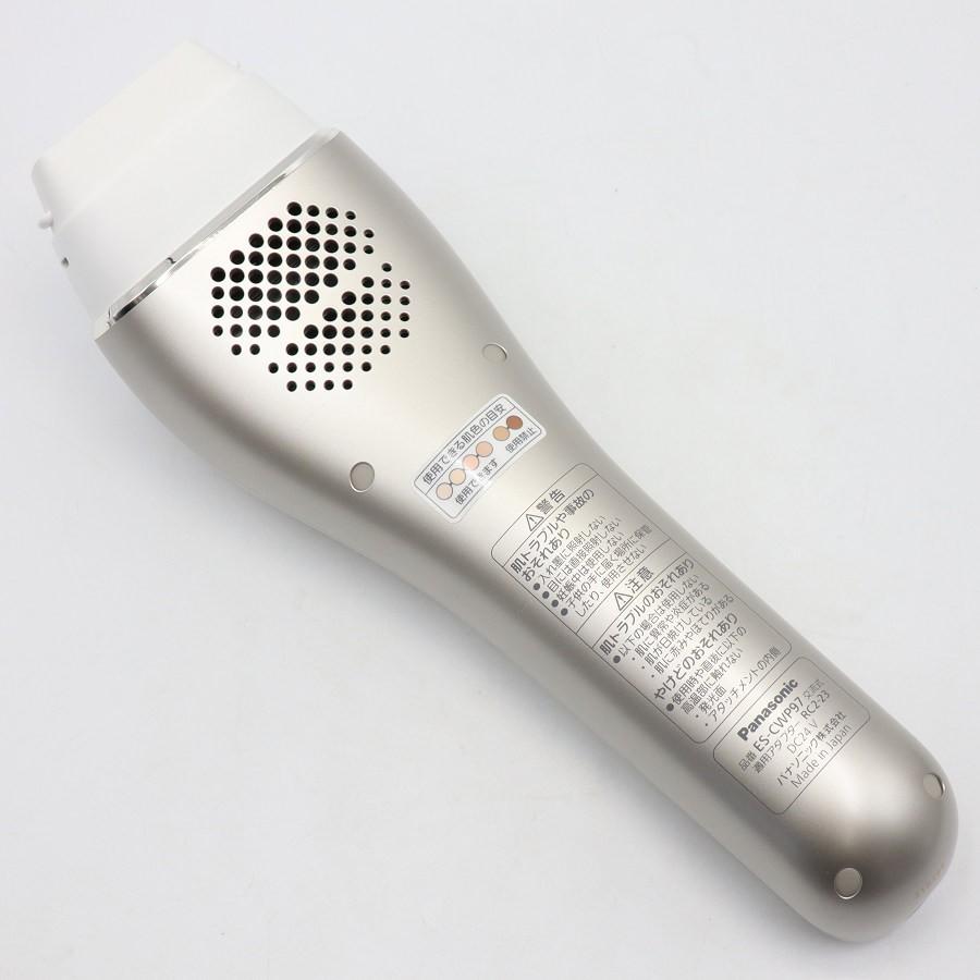 ボーナスストア+5％【美品】パナソニック 光エステ ES-CWP97-N ゴールド ボディ\u0026フェイス用 光美容器 脱毛器 ES-WP97家電量販店モデル Panasonic 本体の画像