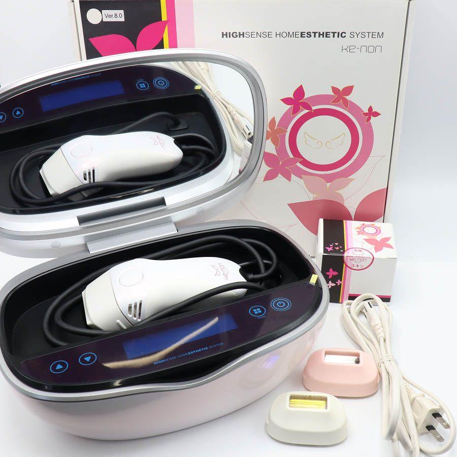 ボーナスストア+5％【美品】ケノン Ver.8.0 カートリッジ4点 ストロング+スキン+スーパープレミアム＋スキン 脱毛器 kenon 本体 | 
