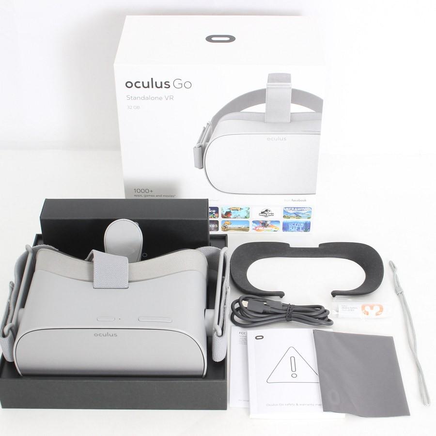 ボーナスストア+5％【美品】Oculus Go 32GB ヘッドマウントディスプレイ VR ヘッドセット オキュラスゴー 301-00103-01 本体 | 