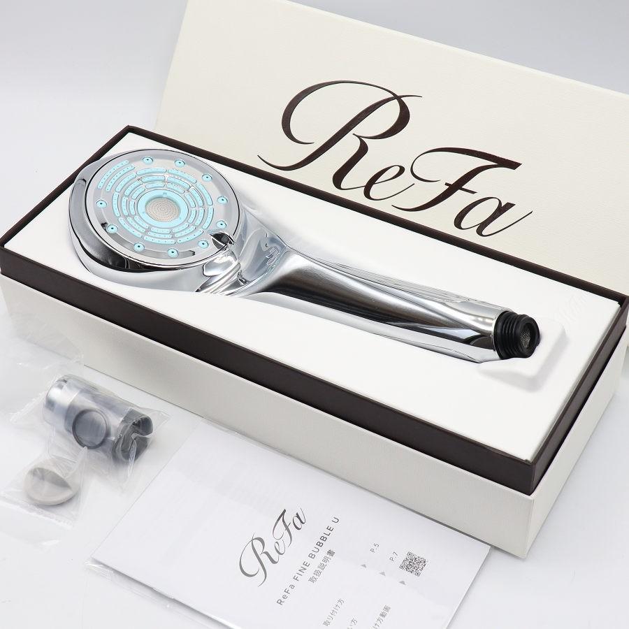 ボーナスストア+5％【新品】MTG ReFa FINE BUBBLE U RS-BH-15A シルバー シャワーヘッド リファ ファインバブルユー 本体 | 