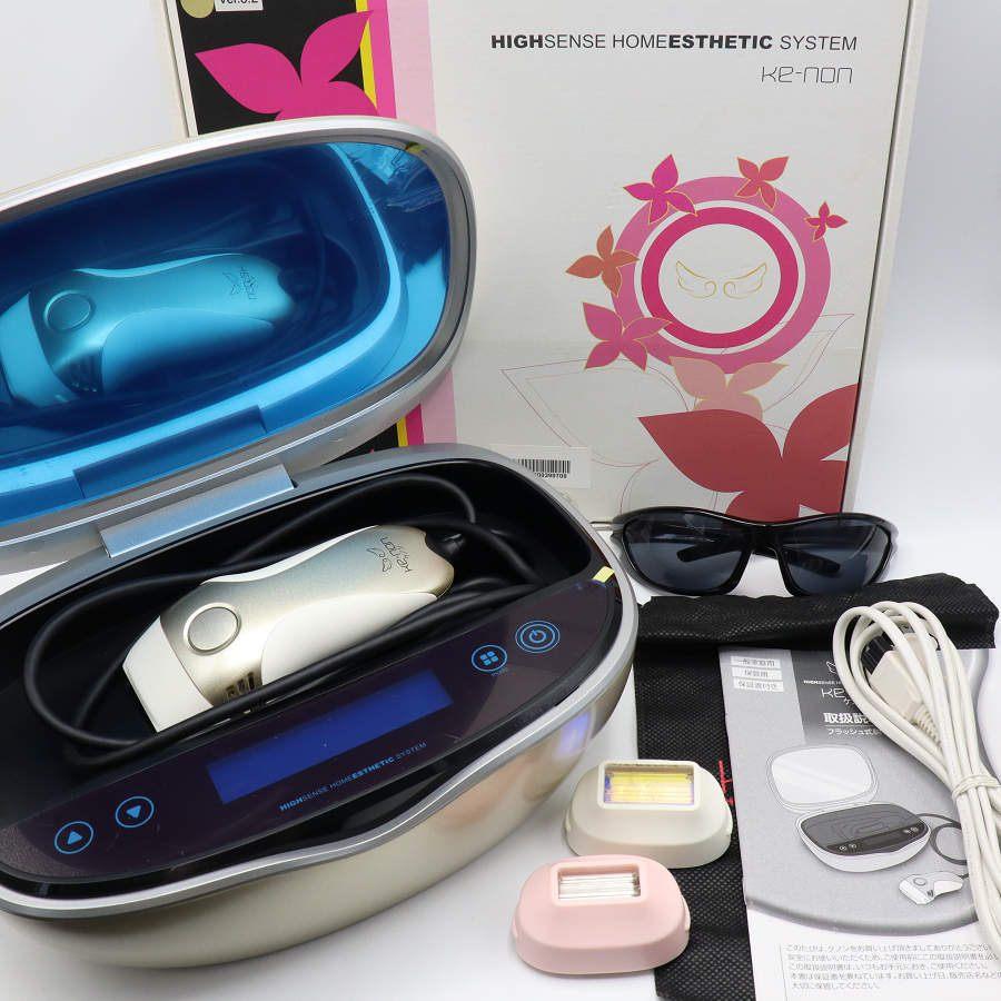 ボーナスストア+5％【美品】ケノン Ver.6.2 カートリッジ3点 ラージ+エクストラ+スキン 脱毛器 kenon 本体 | 