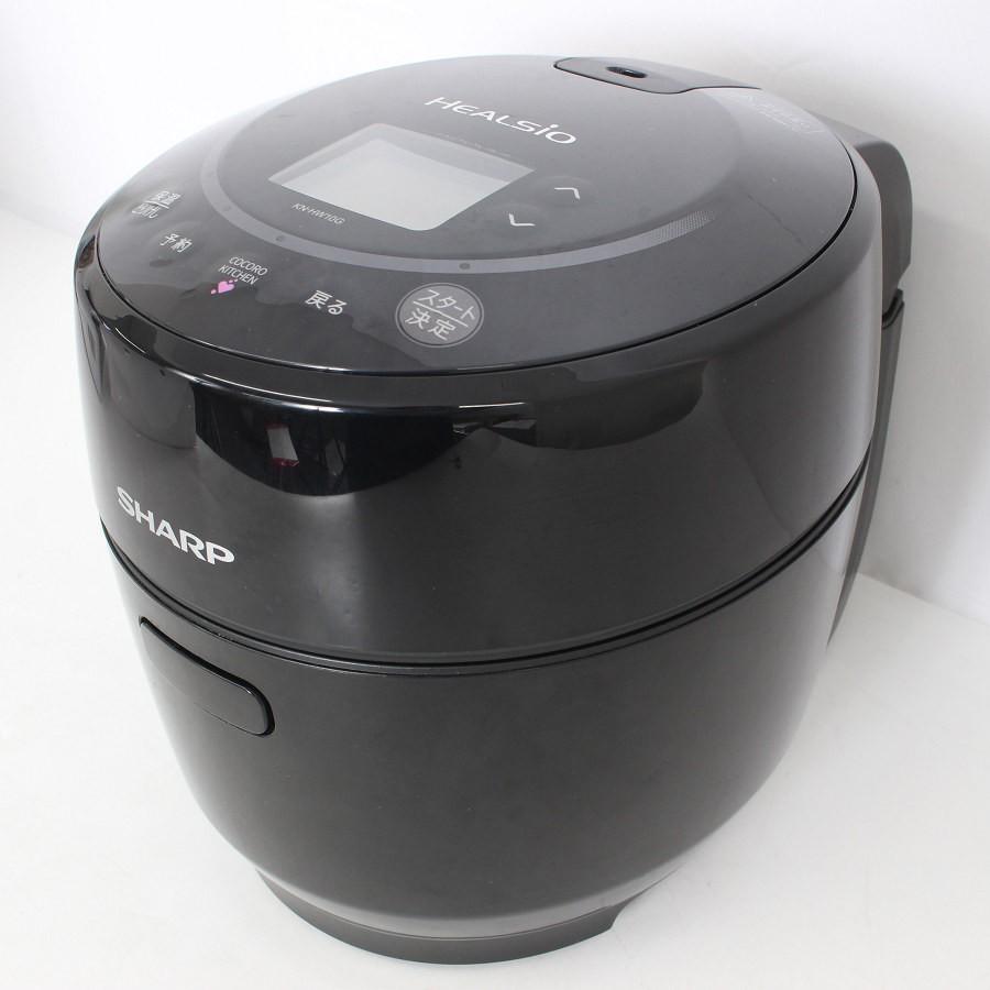 【ボーナスストア+5％】シャープ ヘルシオ ホットクック KN-HW10G-B 水なし自動調理鍋 圧力鍋 AIoT対応モデル ブラック系 本体 |  | 10