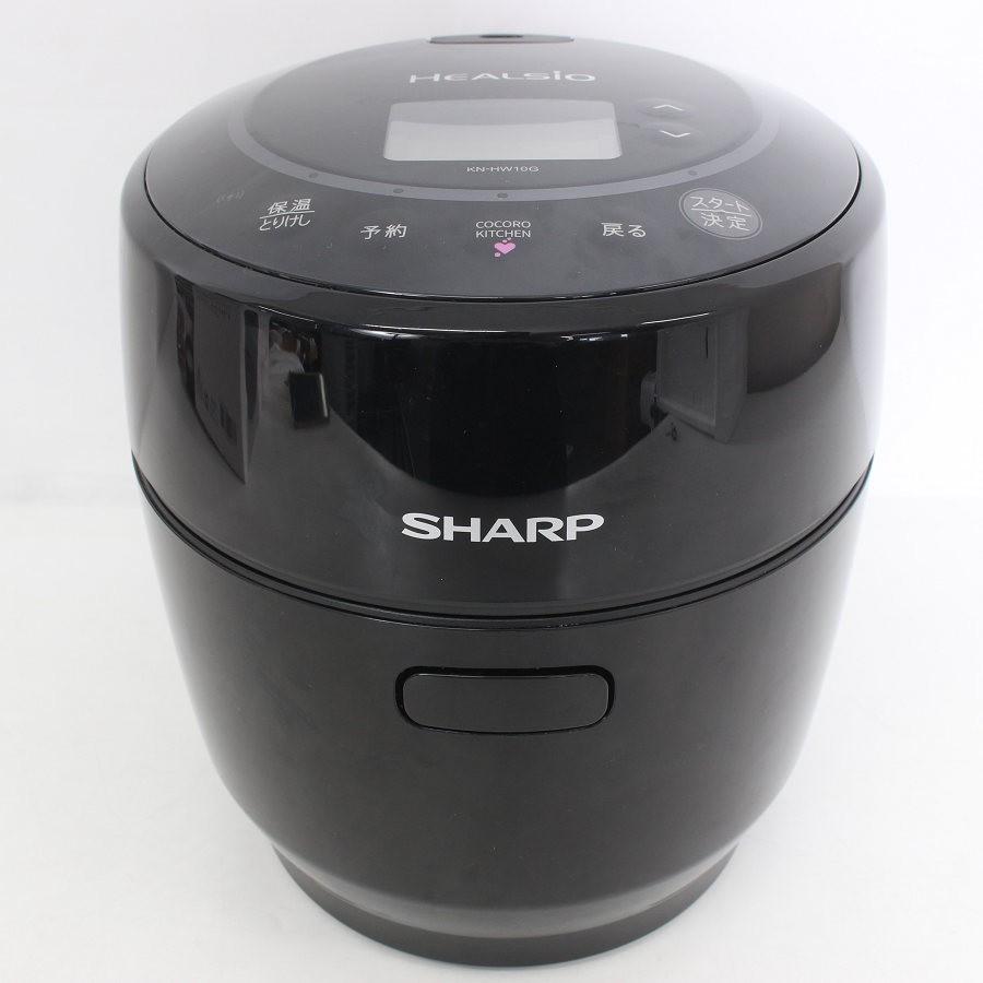 【ボーナスストア+5％】シャープ ヘルシオ ホットクック KN-HW10G-B 水なし自動調理鍋 圧力鍋 AIoT対応モデル ブラック系 本体 |  | 01