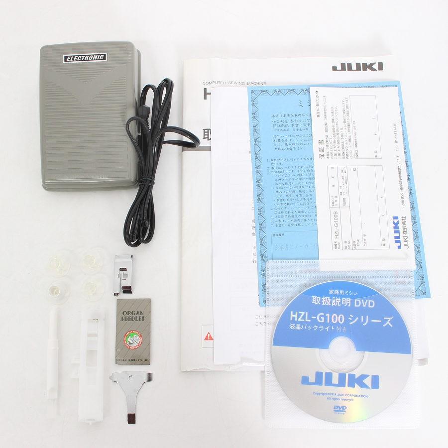 【ボーナスストア+5％】JUKI GRACE HZL-G100B フットコントローラー付き コンピューターミシン ジューキ グレイス 本体 |  | 08