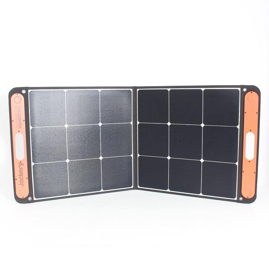 ボーナスストア+5％【美品】Jackery solarsaga100 JS-100C ソーラーパネル 100W 折りたたみ式 ソーラーチャージャー ジャクリ 本体 | 
