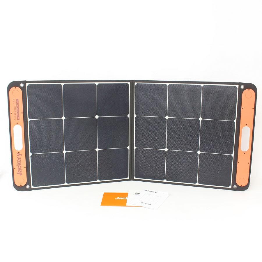 ボーナスストア+5％【美品】Jackery solarsaga100 JS-100C ソーラーパネル 100W 折りたたみ式 ソーラーチャージャー ジャクリ 本体 |  | 09