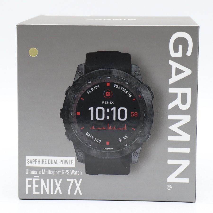【ボーナスストア+5％】GARMIN fenix 7X Sapphire Dual Power 010-02541-31 Ti Carbon Gray DLC/Black スマートウォッチ ガーミン 本体 |  | 16