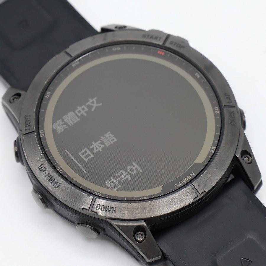 【ボーナスストア+5％】GARMIN fenix 7X Sapphire Dual Power 010-02541-31 Ti Carbon Gray DLC/Black スマートウォッチ ガーミン 本体 |  | 02