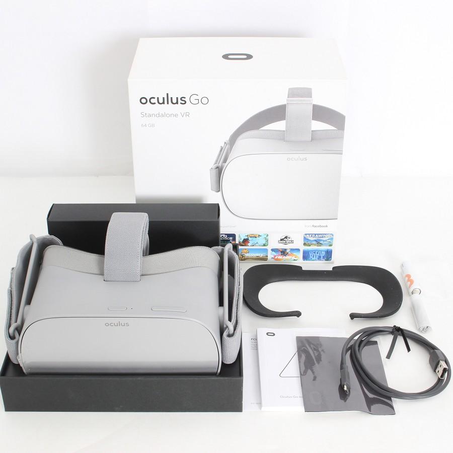 ボーナスストア+5％【美品】Oculus Go 64GB ヘッドマウントディスプレイ VR ヘッドセット オキュラスゴー 本体 | 