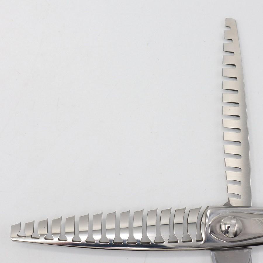 ボーナスストア+5％【美品】内海シザー U&U DOUBLE38 ダブルセニング 6