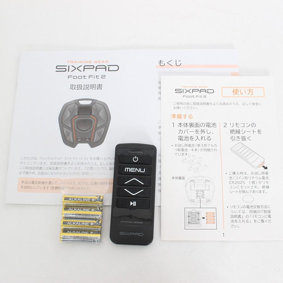 ボーナスストア+5％】MTG SIXPAD Foot Fit 2 SP-FF2310FA ブラック