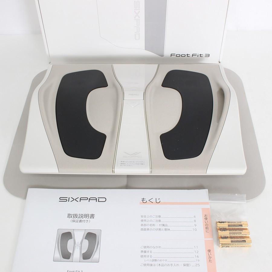 ボーナスストア+5％【美品】MTG SIXPAD Foot Fit 3 SE-BZ-02A ホワイト フットフィット 3 シックスパッド 本体 | 