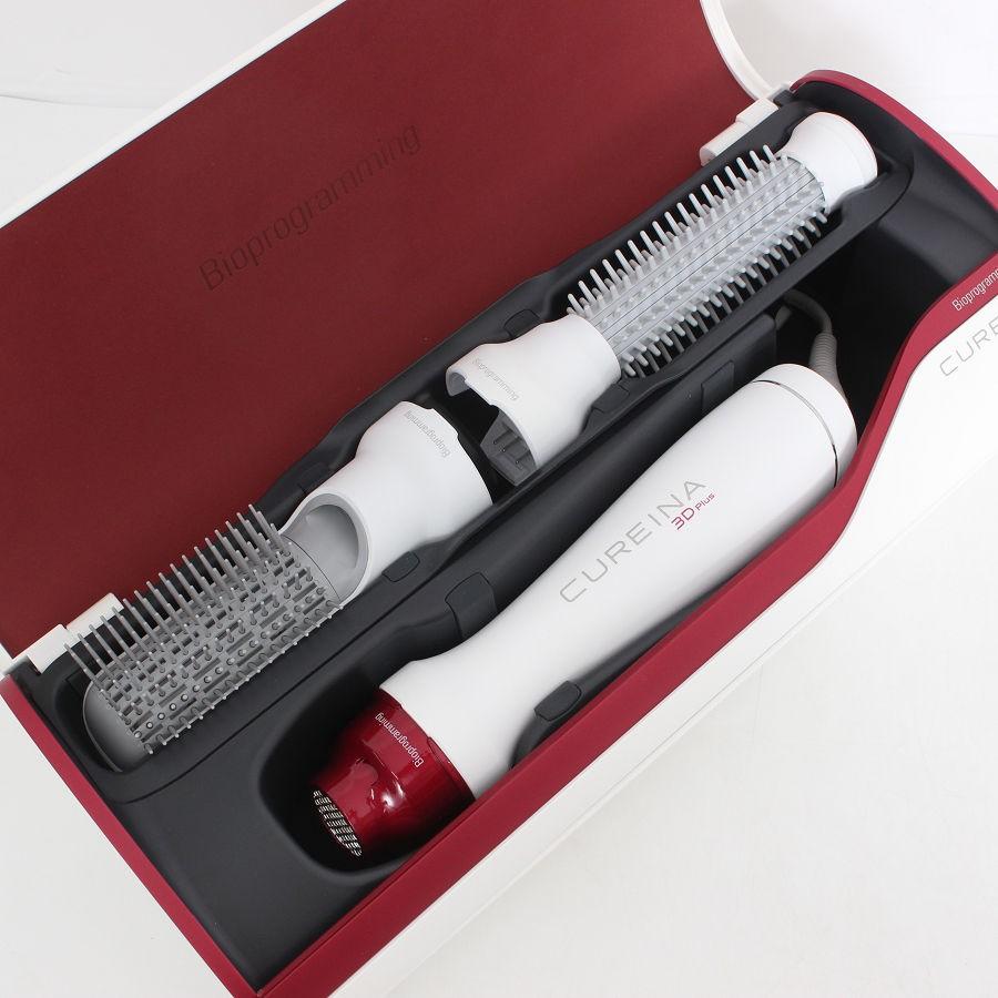 ボーナスストア+5％【美品】リュミエリーナ キュレイナ 3D Plus CUR3D-JP ブローブラシドライヤー ヘアアイロン 本体 |  | 01