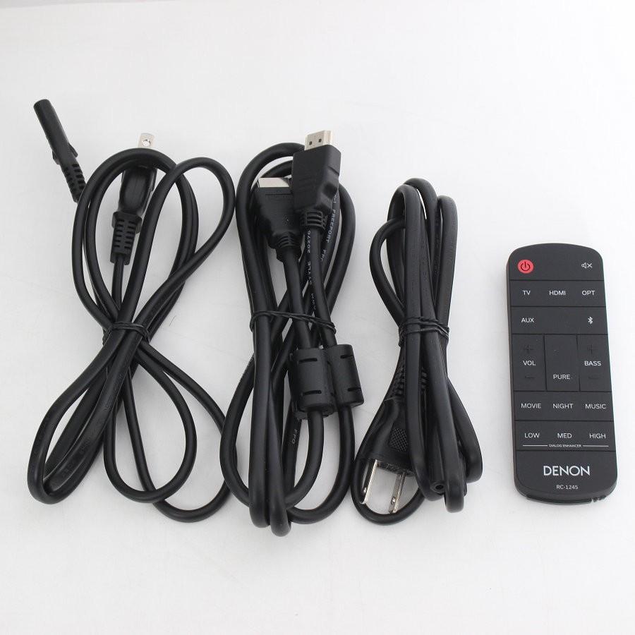 ボーナスストア+5％【美品】DENON DHT-S517 ブラック サウンドバー ワイヤレスサブウーハー付き Dolby Atmos対応 デノン 本体 |  | 13