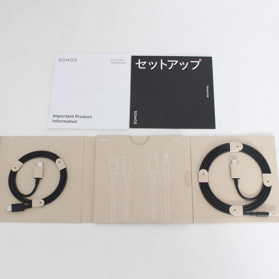 ボーナスストア+5％【美品】Sonos Ace ACEG1JP1BLK ブラック 空間オーディオ ノイズキャンセリングヘッドホン ソノス エース 本体 |  | 08