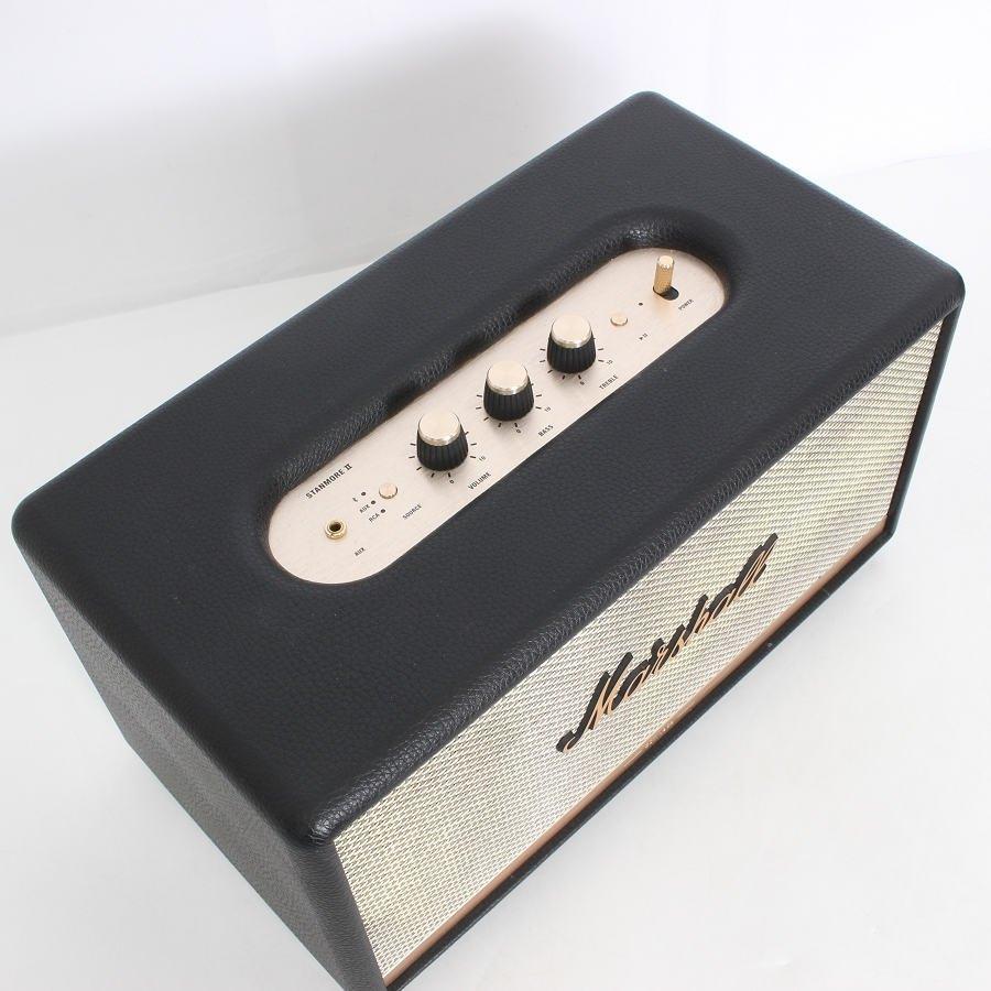 ボーナスストア+5％【美品】Marshall Stanmore II ブラック ZMS-1001902 ワイヤレススピーカー Bluetooth マーシャル スタンモア 本体 |  | 06