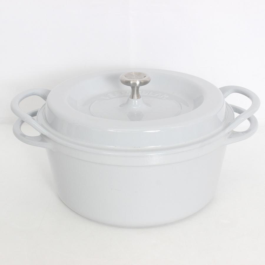 【ボーナスストア+5％】バーミキュラ オーブンポットラウンド 22cm STN22R ストーン レシピブック付き 無水 ホーロー 両手鍋 Vermicular 本体 |  | 01
